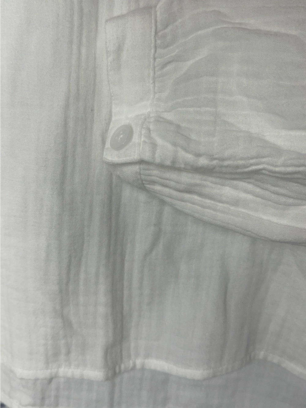 J.Crew Fresco top in soft gauze white EXCELLENT Medium - Picture 5 of 5